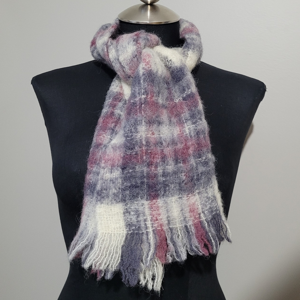 Scottish Wool Tartan Plaid Scarf Hand Woven